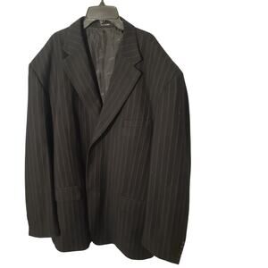 Eddie Domani Big and Tall pinstripe blazer - Size 58R